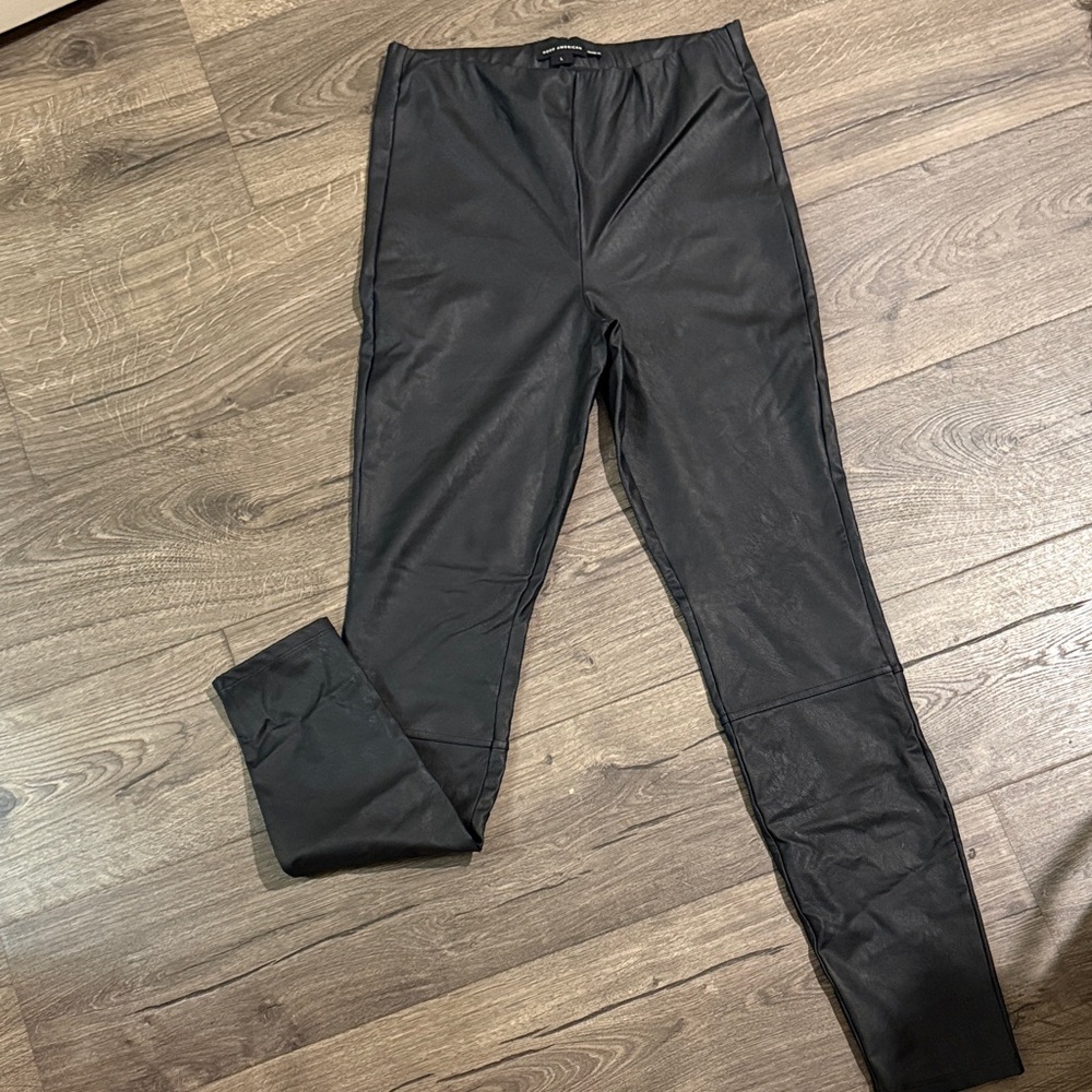 Good American Faux Leather Leggings – Black – Excellent Condition (Size L) NWOT